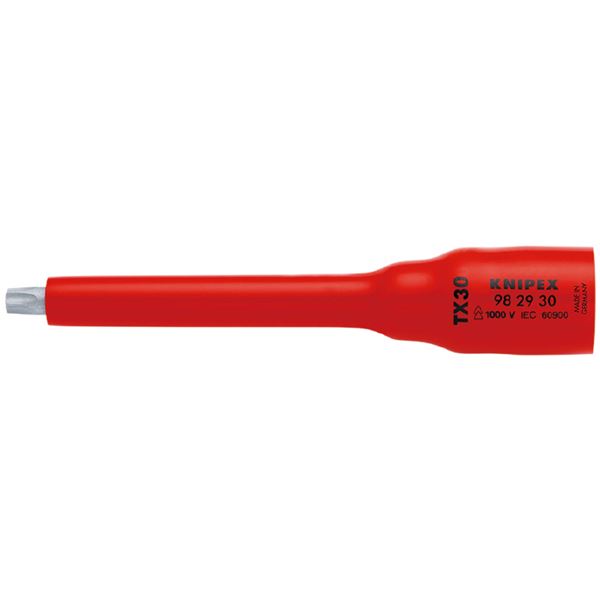 KNIPEX クニペックス ３／８ＳＱ 絶縁ソケットＴｘ３０ １０００Ｖ絶縁仕様 9829-30