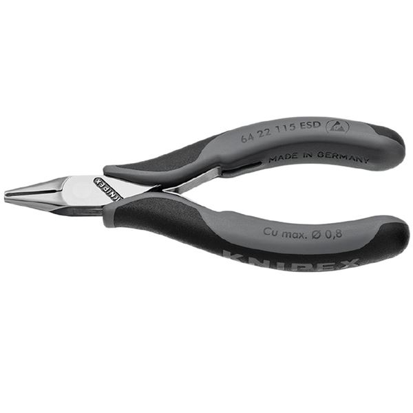 KNIPEX クニペックス エレクトロニクスエンドカッティングニッパー   6422-115ESD