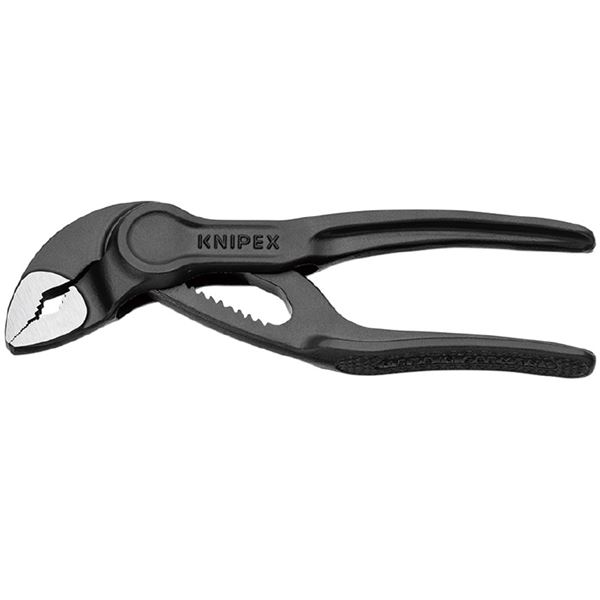 KNIPEX クニペックス 全長１００ｍｍ 手のひらサイズ コブラ Ｃｏｂｒａ ウォーターポンププライヤー  8700-100BK