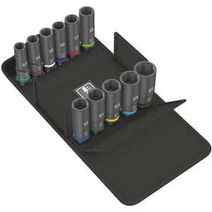 WERA ヴェラ 差込角1/2SQ 11点組 HEX ディープインパクトソケット セット サイズ13ー27mm 004841 工具 ツール DIY 作業工具 道具