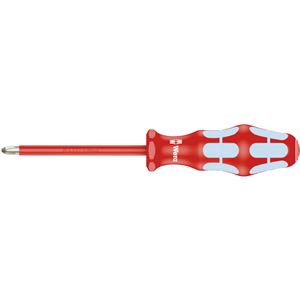 WERA ヴェラ ステンレス製 絶縁 プラスドライバー 刃先サイズ2 軸長100mm 022734 工具 ツール DIY 作業工具 道具