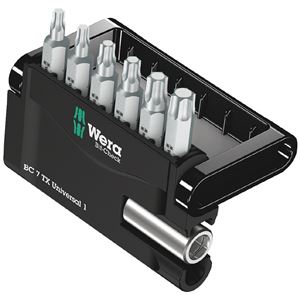 WERA ヴェラ 6点組 1/4HEX ビットチェック付き トルクスビットセット TX10 15 20 25 30 40入り 056294 工具 ツール DIY