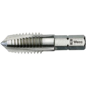 WERA ヴェラ HSS タップビット 六角軸 差込6.35mm タップサイズM8x1.25mm 全長40mm 104670 工具 ツール DIY 作業工具 道具