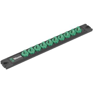 WERA ヴェラ 10個用 1/4DR ソケット収納 マグネットレール 136420 工具 ツール DIY 作業工具 道具