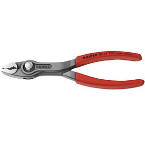 KNIPEX クニペックス TwinGripツイングリップ スリップジョイント プライヤー 150mm プラスティックコーティングハンドル 8201-150