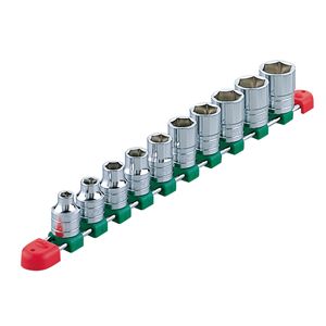 KTC 京都機械工具 12.7SQ ソケットセット 6角 10個組 (mm) TB410E
