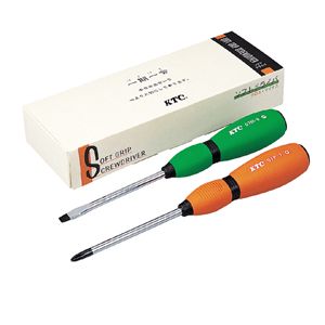 KTC 京都機械工具 ソフトドライバー セット ギフト用 2本組 TD702 ドライバー 工具 ツール DIY 作業工具