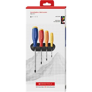 PB SWISS TOOLS ピービースイスツールズ 4本組 レインボーEVO ドライバーセット（BOX） 38242.HRBCBB