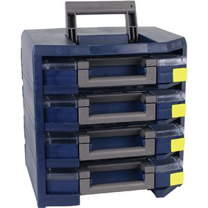RAACO ラーコ 4段ハンディボックスセット パーツケース 4個付 積載量20kg