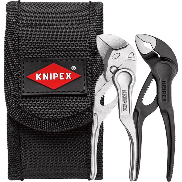 KNIPEX クニペックス ウォーターポンププライヤー コブラXS・プライヤーレンチXSセット 002072V04XS