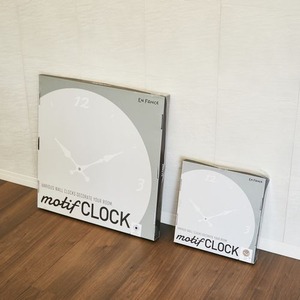 モチーフクロック/壁掛け時計 【Lサイズ/WOOD - ウッド -】 直径33cm 商品写真3