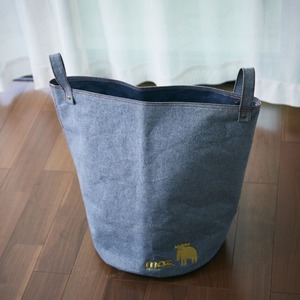moz デニムラウンドストレージ ゴールド M