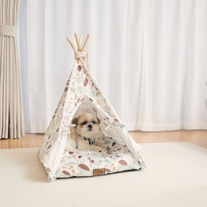 Pet Tipi tent（ペットティピーテント）スクエア×ホワイト