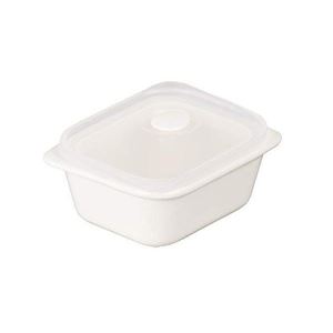 ベストコ New Style 磁器製角型保存容器（浅型）S【代引不可】