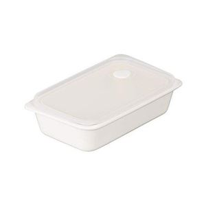 ベストコ New Style 磁器製角型保存容器（浅型）M【代引不可】