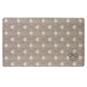 ベストコ さらっと拭ける！アニマルマット スクエア キャット ドット 【ペット用品】【代引不可】