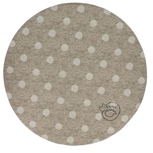 ベストコ さらっと拭ける！アニマルマット ラウンド キャット ドット 【ペット用品】【代引不可】