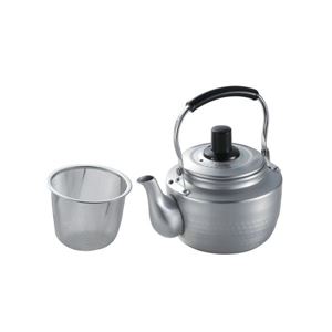 ベストコ アルマイト加工 槌目急須 0.6L【代引不可】