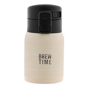 ベストコ ブリュー ワンタッチステンレスボトル 200ml クリーム ND-5124【代引不可】
