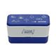アウトドアプロダクツ 弁当箱 2段式ランチボックス キャンプ ブルー 730ml ゴムバンド付き【314-535】 - 縮小画像1