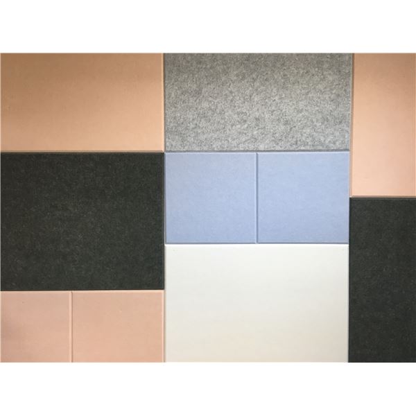 防音フェルトボード 吸音パネル45C (80×60cm) ホワイト【単品】1