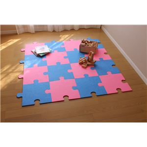【単品】 パズル型吸音パネル/防音フェルトボード 【床用/40×40cm ピンク】 滑止め加工付き 簡単カット 【単品】 パズル型吸音パネル/防音フェルトボード 【床用/40×40cm ピンク】 滑止め加工付き 簡単カット
