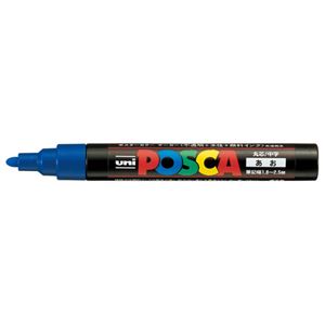 （業務用2セット） 三菱鉛筆 ポスカ PC-5M.33 中字 青 10本