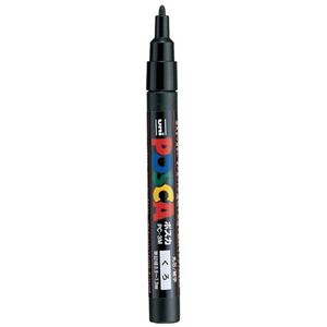 （業務用2セット） 三菱鉛筆 ポスカ PC-3M.24 細字 黒 10本