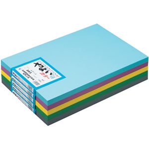 （業務用20セット） 北越製紙 やよいカラー8ッ切10枚 こいみず