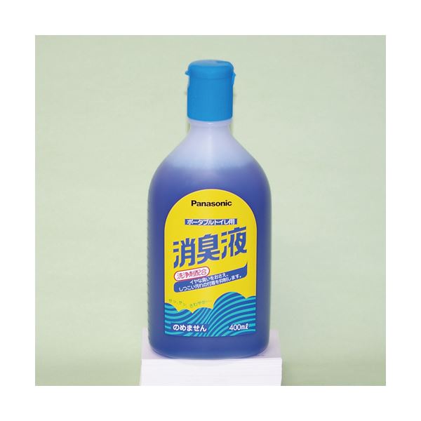 （まとめ） パナソニックエイジフリー ポータブルトイレ用消臭液 400ml ブルー【×20セット】