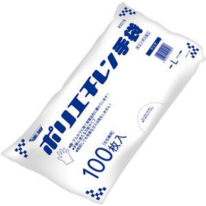 (業務用30セット) 川西工業 ポリエチレン手袋 外エンボス 袋タイプL 商品写真