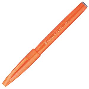 (業務用30セット) ぺんてる 筆タッチサインペン SES15C-F オレンジ 商品写真