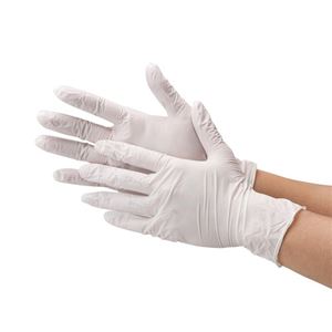 川西工業 ニトリル極薄手袋 粉なしホワイトS 商品写真