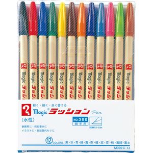 寺西化学工業 ラッションペン M300 細字 12色 5セット 商品写真
