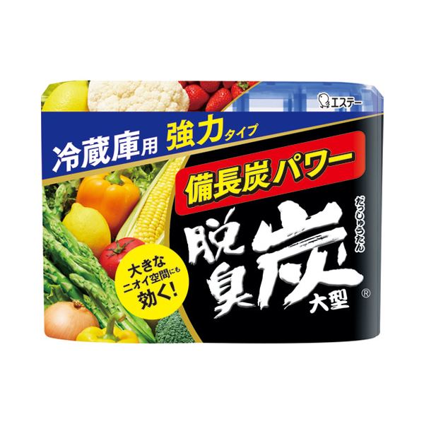 （まとめ） エステー 脱臭炭 冷蔵庫用大型 240g【×10セット】