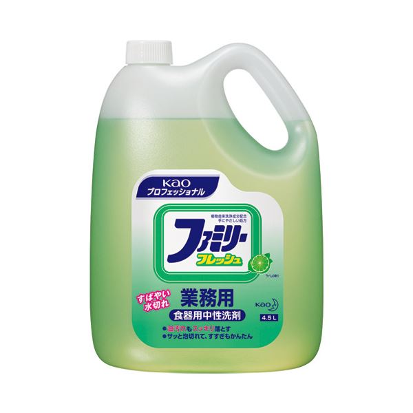 （まとめ） 花王 ファミリーフレッシュ 業務用 4.5L【×5セット】