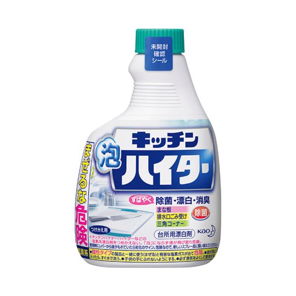 （まとめ） 花王 キッチン泡ハイター 詰替用 400ml【×30セット】