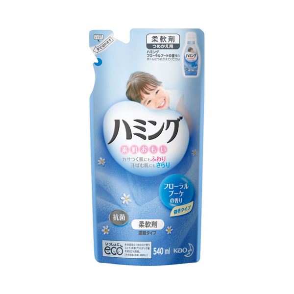 （まとめ） 花王 ハミング フローラルブーケ 詰替 540ml【×10セット】