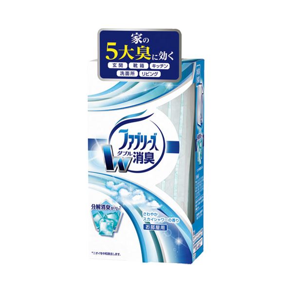 （まとめ） P＆G 置き型ファブリーズ さわやかスカイ／本体【×10セット】