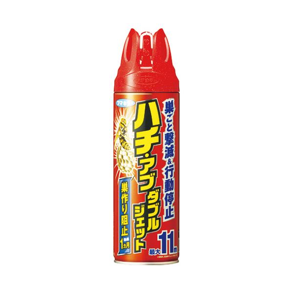 （まとめ） フマキラー ハチ・アブ ダブルジェット 450mL【×10セット】