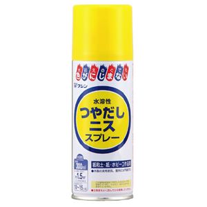 （まとめ）ワシン水性つやだしニススプレー 300mL【×2セット】