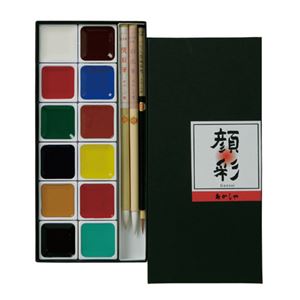 （まとめ）絵手紙セット 12色 AP300-12V【×2セット】