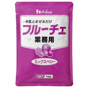 （まとめ）ハウス 業務用フルーチェ ミックスベリー1KG【×5セット】