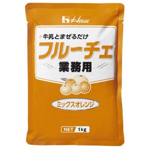 （まとめ）ハウス 業務用フルーチェ ミックスオレンジ1KG【×5セット】