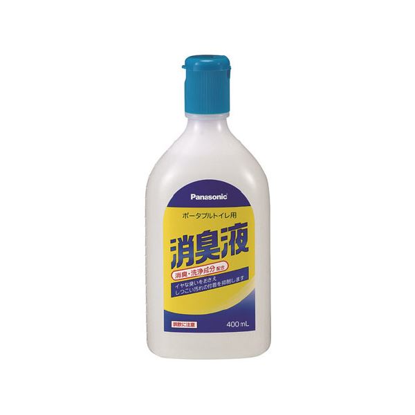 （まとめ）ポータブルトイレ用消臭液 400ml 無色【×5セット】