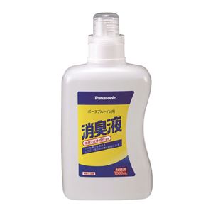 （まとめ）ポータブルトイレ用消臭液 1L 無色【×5セット】