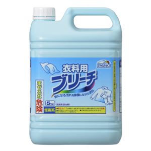 （まとめ）スマイルチョイス塩素系漂白剤衣類用ブリーチ 本体 5kg【×5セット】