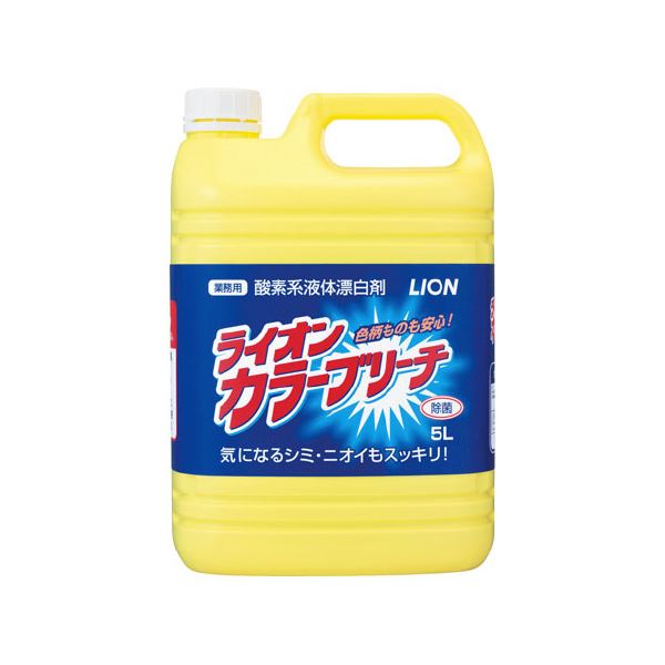 （まとめ）ライオン カラーブリーチ 5L×3本【×2セット】