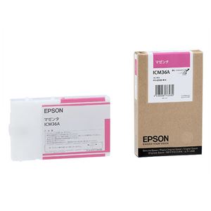 【EPSON用】IJカートリッジ ICM36A マゼンタ
