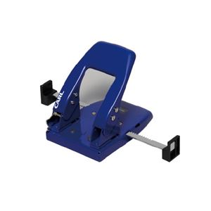 （まとめ）2穴パンチ SD-W50-B ブルー【×2セット】